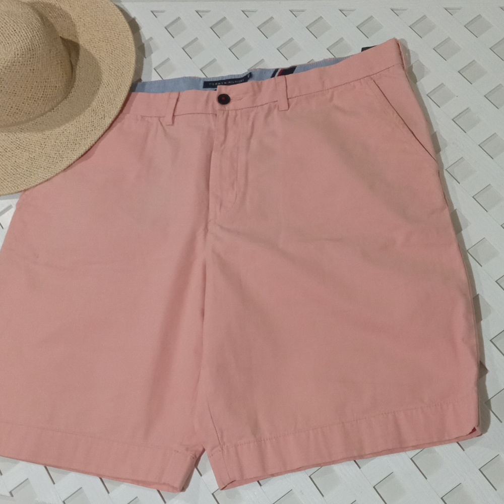 Tommy Hilfiger Pink Chino Shorts Classic Fit    W40